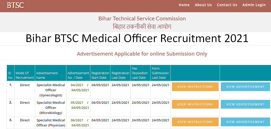 bihar-btsc-medical-officer-recruitment-6338-post-2021-apply-online