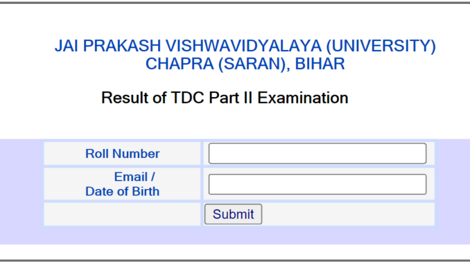 Jpu Part 2 Result 2021 Ba Bsc Bcom 2nd Year Resut Jpuresults In Univexamresult