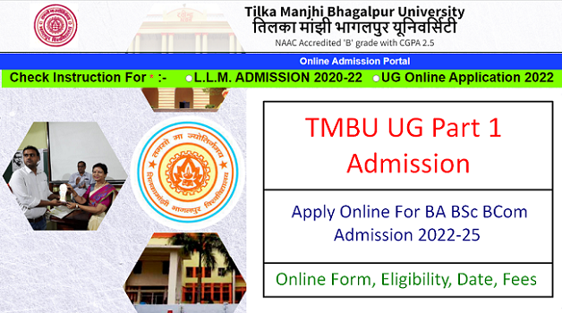 Tmbu Part 1 Admission 2022 Online Form Date Fees Apply Online For Ba