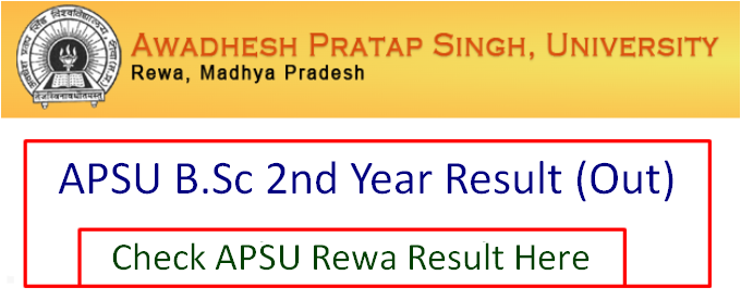 APSU B.Sc 2nd Year Result 2023 लिंक जारी BSc Part 2 (Out), Check APS