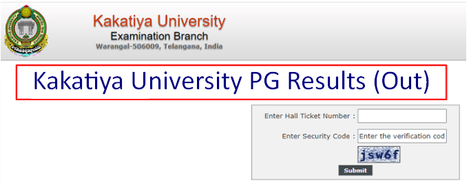 Kakatiya University PG Results 2024 (Link OUT), Download KU Degree ...