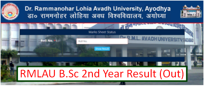 RMLAU B.Sc 2nd Year Result 2024 घोषित Link, Check Avadh University BSc ...