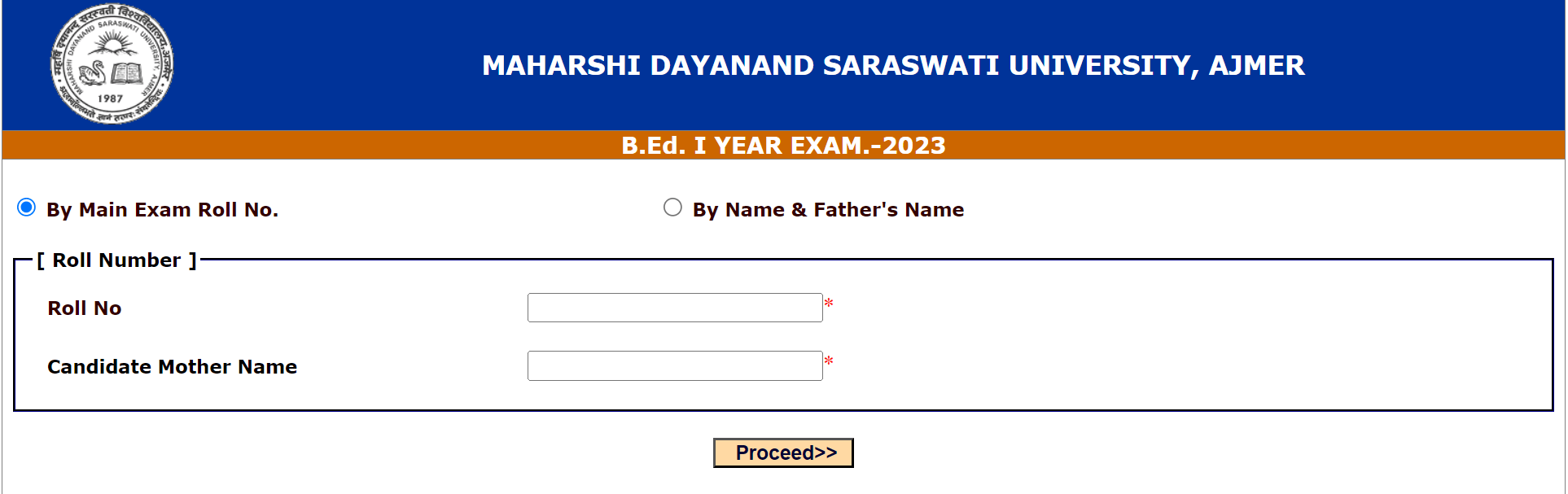 MDSU B.Ed 1st Year Result 2024 रिजल्ट जारी (Link), Mdsuexam.org BED 1st ...