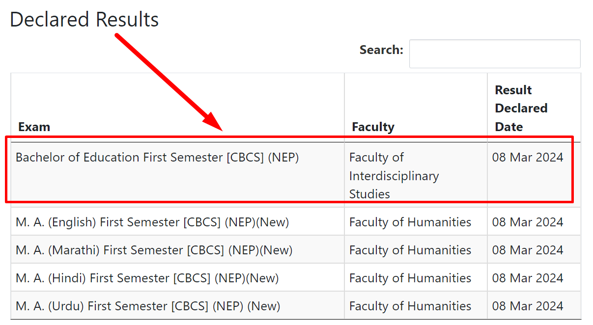 Nagpur University BEd Result 2024 घोषित (Link), RTMNU B.Ed 1st 2nd 3rd ...