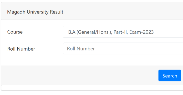 Magadh University Ba Part 2 Result 2024 2021 24 घोषित Link Check